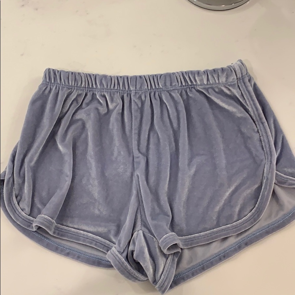 Velvet shorts